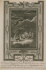 Il modo di seppellire i cadaveri a Holy-well Mount da English School