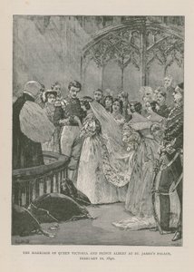 Il matrimonio della Regina Vittoria e del Principe Alberto da English School