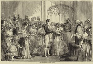 Il matrimonio della regina Vittoria e del principe Alberto di Sassonia-Coburgo-Gotha da English School