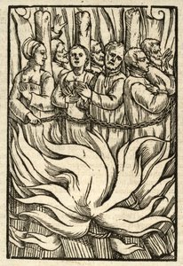 Il martirio di molte vittime (incisione) da English School