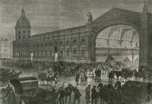 Il mercato della carne, Smithfield alle due del mattino da English School