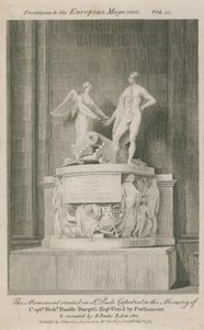Il monumento eretto nella Cattedrale di San Paolo da English School