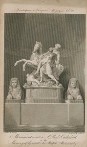 Il monumento eretto nella Cattedrale di San Paolo da English School