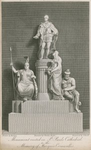 Il monumento eretto nella Cattedrale di San Paolo da English School