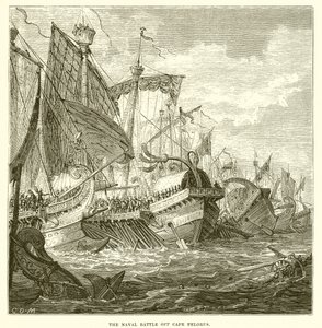 La battaglia navale al largo di Capo Peloro