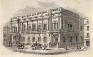 La nuova Conservative Club House, St Jamess Street, Londra da English School