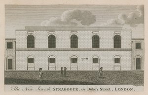 La nuova Sinagoga Ebraica in Dukes Street, Londra