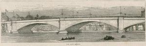 Il nuovo ponte sul fiume Tamigi a Putney da English School