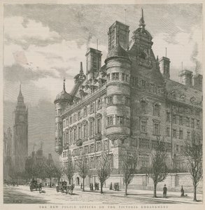 I nuovi uffici di polizia sul Victoria Embankment da English School