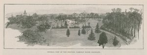 Il nuovo parco pubblico a Highgate: vista generale dei terreni, Fairseat House, Highgate