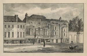 La vecchia Royal Academy in Pall Mall da English School