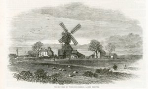 Il vecchio mulino su Wimbledon Common da English School