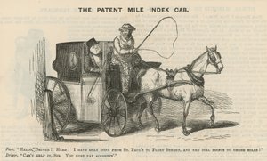 Il taxi con indice di miglia brevettato