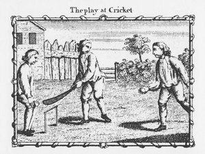 Il gioco del cricket (incisione)