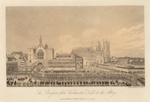 La processione da Westminster Hall all