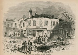 La scuola per poveri e rifugio, Pye Lane, Westminster, Londra da English School