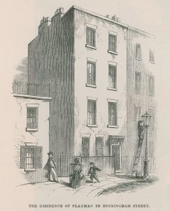 La residenza di John Flaxman in Buckingham Street da English School