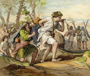Il ritorno di Giosuè e Caleb
