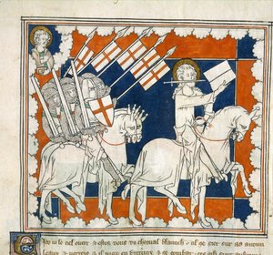 Il cavaliere su un cavallo bianco, inizio XIV secolo