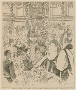 Il matrimonio reale, la cerimonia presso l