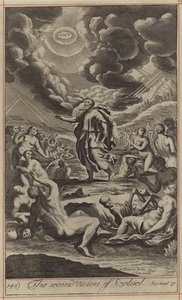 La seconda visione di Ezechiele (incisione) da English School