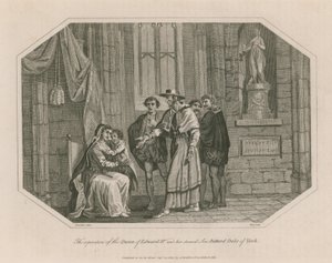 La separazione della Regina di Edoardo IV e del suo secondo figlio, Riccardo Duca di York da English School