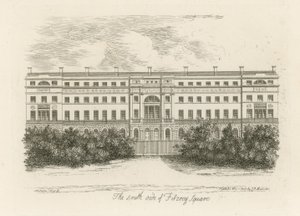 Il lato sud di Fitzroy Square