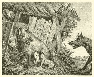 La scrofa e il lupo (incisione)