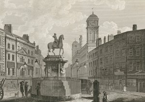 La statua di Carlo I a cavallo da English School