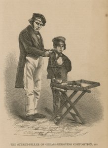 Il venditore ambulante di composizione per rimuovere il grasso da English School