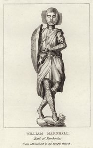La tomba di Sir William Marshal da English School
