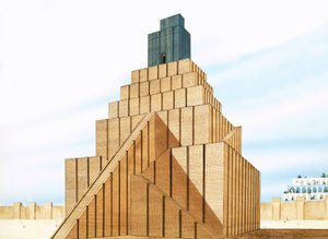 La torre ziggurat a Babilonia