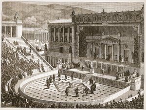 Teatro di Dioniso ad Atene da English School