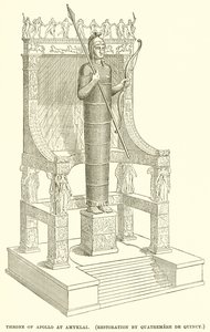 Therone di Apollo ad Amyklai (Restaurato da Quatremere de Quincy)