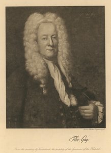 Thomas Guy, dal dipinto di John Vanderbank