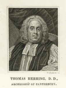 Thomas Herring, Arcivescovo di Canterbury (incisione) da English School
