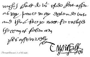 Thomas Howard, Duca di Norfolk da English School