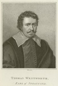 Thomas Wentworth, Conte di Strafford (incisione) da English School