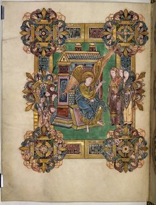 Le tre Marie al sepolcro, dal Benedizionale di Sant