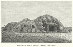 Grotta della Tigre a Saluvan Kuppan (incisione)