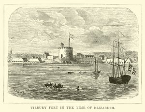 Forte di Tilbury al tempo di Elisabetta da English School