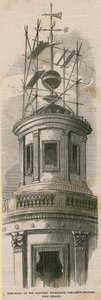 Palla del tempo alla stazione della Electric Telegraph Company, West Strand da English School