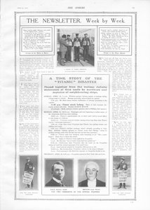 Cronologia degli eventi e articoli sul naufragio del Titanic da English School