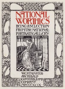 Illustrazione della pagina del titolo per National Worthies, una selezione dalla National Portrait Gallery