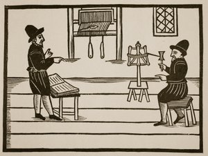 Pagina del titolo di A True Discourse of the Two Infamous Prophets, Richard Farnham, Weaver, of White-Chapel, and John Bull, Weaver, of Saint Botolphs, Algate di T.H 1636