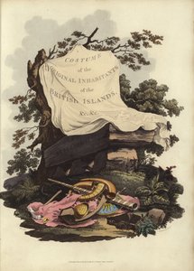 Pagina del titolo di The Costume of the Original Inhabitants of the British Islands