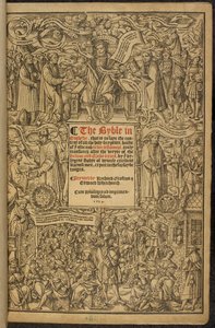 Pagina del titolo della Grande Bibbia, a volte conosciuta come 