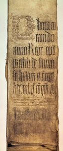 Pagina del titolo del registro delle suppliche del King