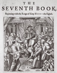 Pagina del titolo, Il Settimo Libro, da Atti e Monumenti di John Foxe, nona edizione, pub. 1684