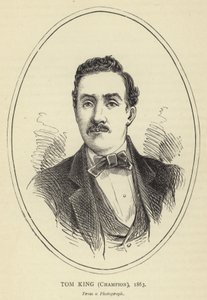 Tom King, campione, 1863, da una fotografia da English School